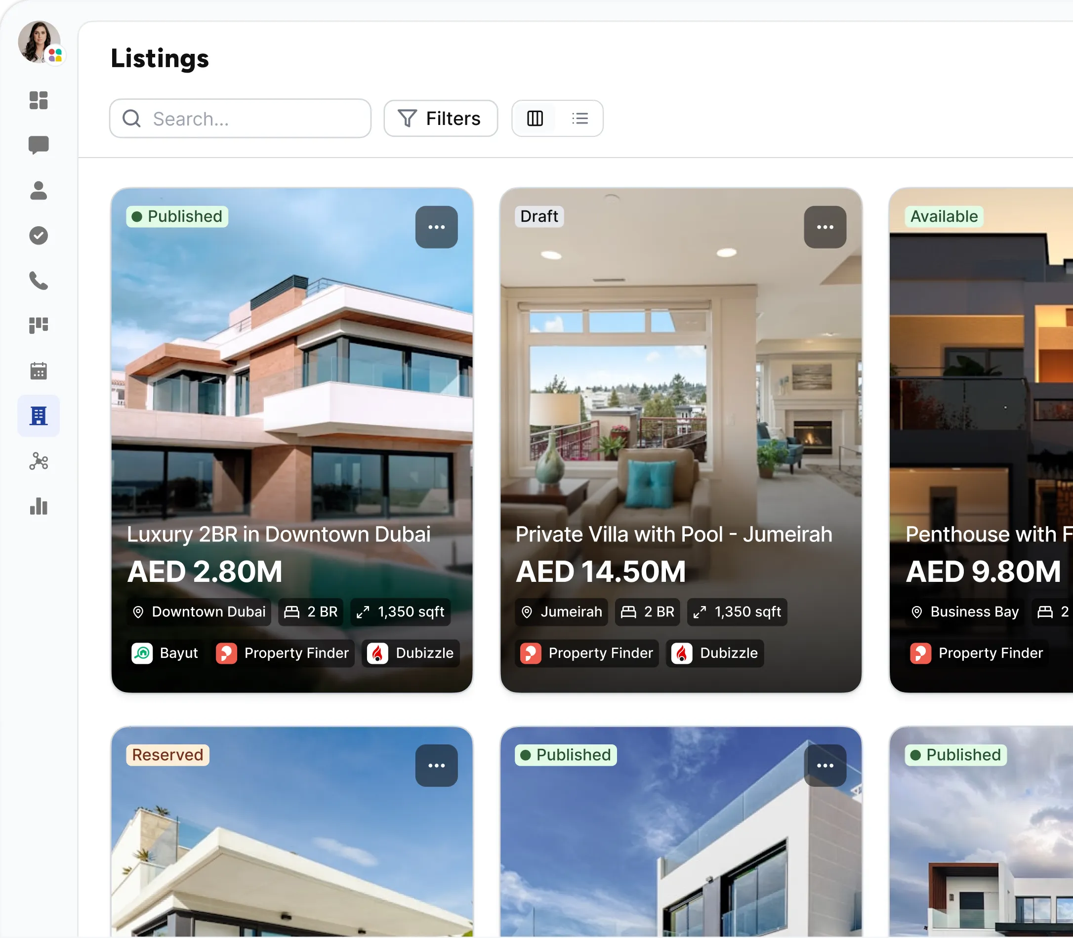Manage listings and inventory