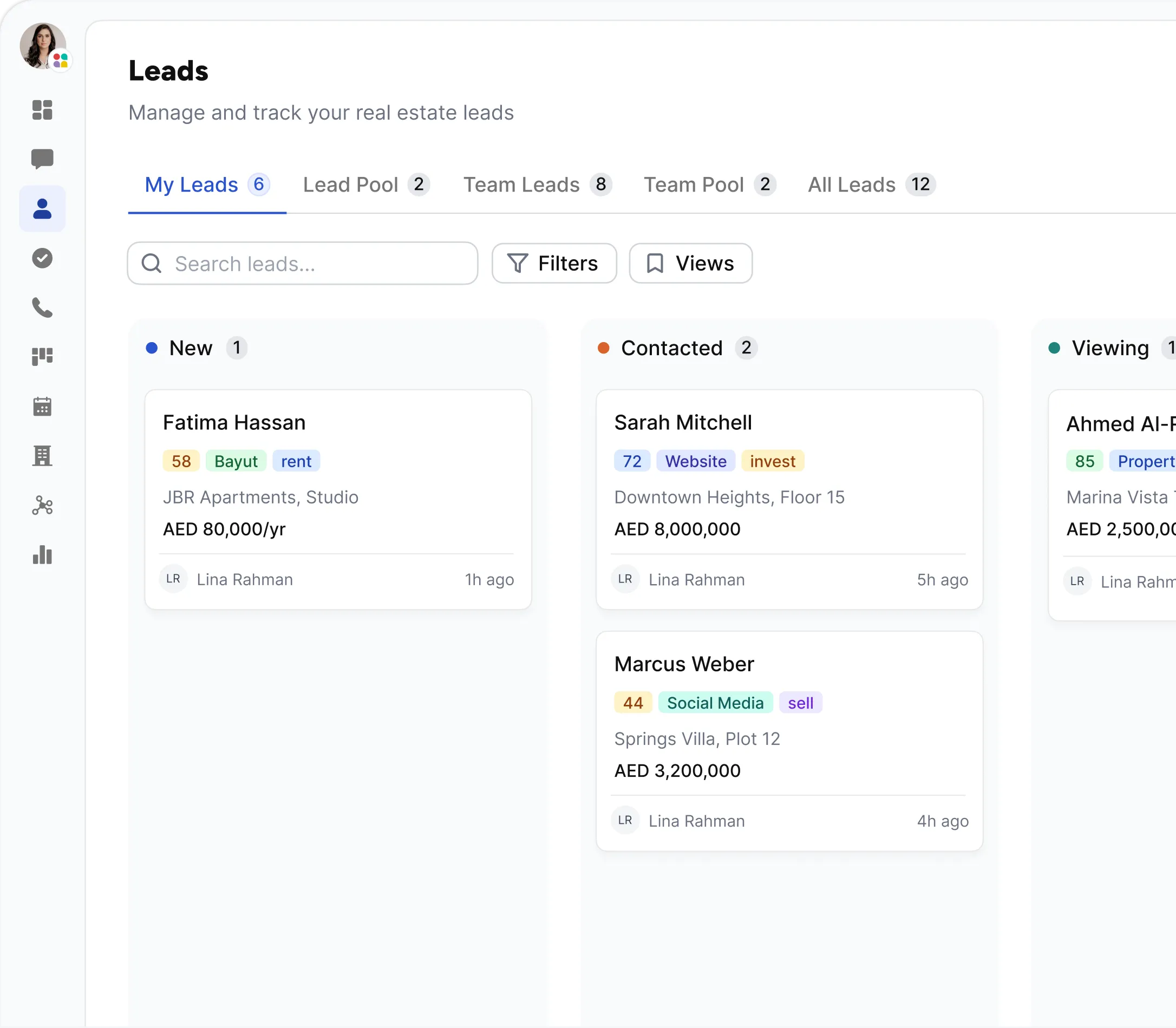 Manage leads from all sources
