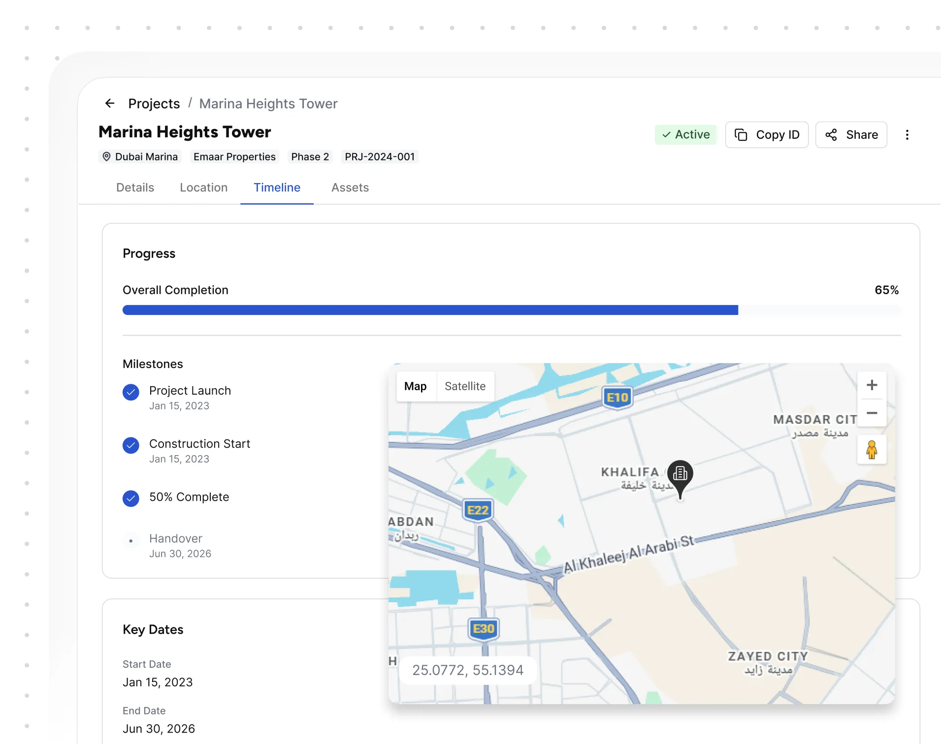 Location & Timeline