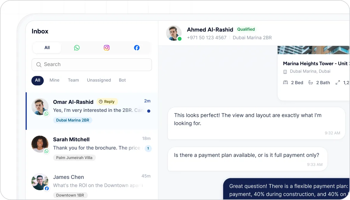 Team inbox conversations